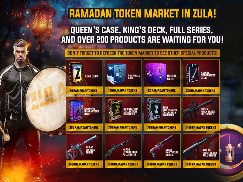 Ramadan Token Market in Zula!